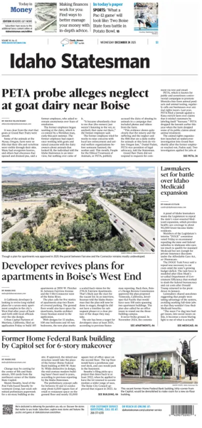 Cover of The Idaho Statesman