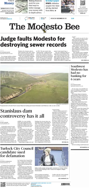 Cover of The Modesto Bee