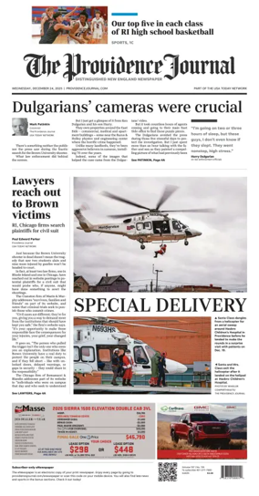 Cover of The Providence Journal