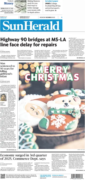 Cover of The Sun Herald