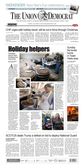 Cover of The Union Democrat