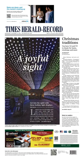 Cover of Times Herald-Record