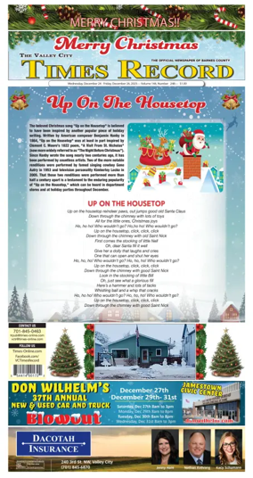 Cover of Valley City Times-Record