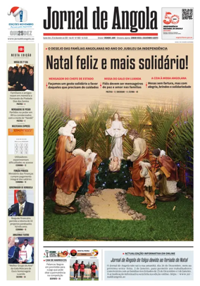 Cover of Jornal de Angola