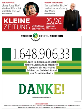 Cover of Kleine Zeitung Steiermark