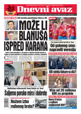 Cover of Dnevni avaz