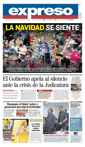Cover of Diario Expreso