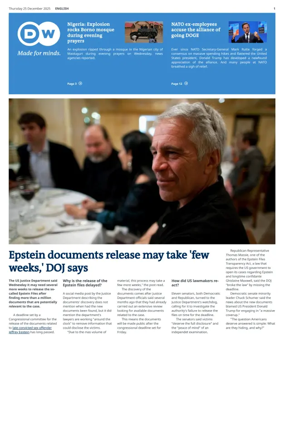 Cover of Deutsche Welle (English edition)