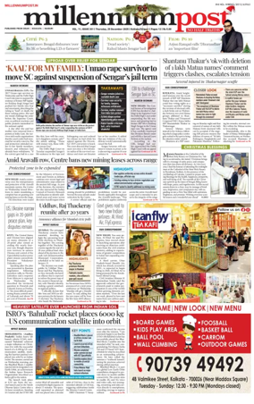 Cover of Millennium Post (Kolkata)