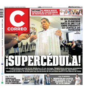 Cover of Diario Correo