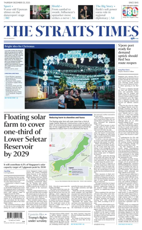 Cover of The Straits Times