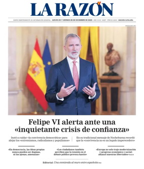 Cover of La Razon (Cataluna)