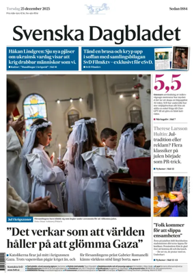 Cover of Svenska Dagbladet