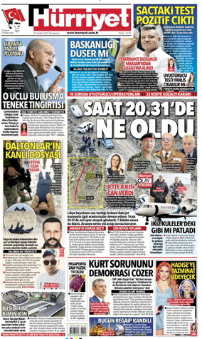 Cover of Hurriyet