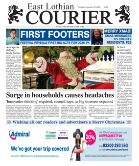 Cover of East Lothian Courier