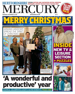 Cover of Hertfordshire Mercury