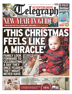 Cover of Scunthorpe Telegraph