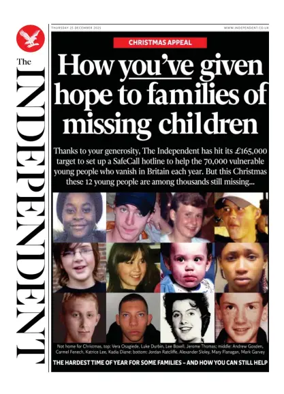 Cover of The Independent