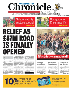 Cover of The Northampton Chronicle and Echo