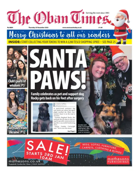 Cover of The Oban Times