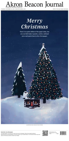 Cover of Akron Beacon Journal