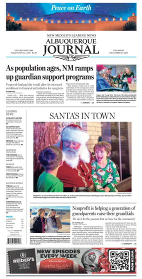 Cover of Albuquerque Journal