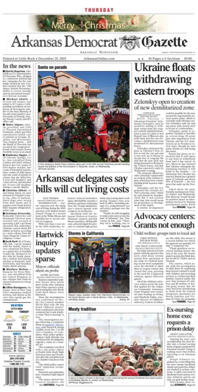 Cover of Arkansas Democrat-Gazette