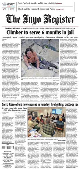 Cover of Inyo Register