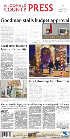 Cover of McDonald County Press