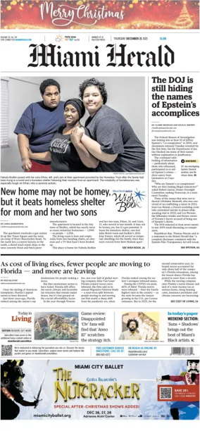 Cover of Miami Herald