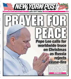 Cover of New York Post