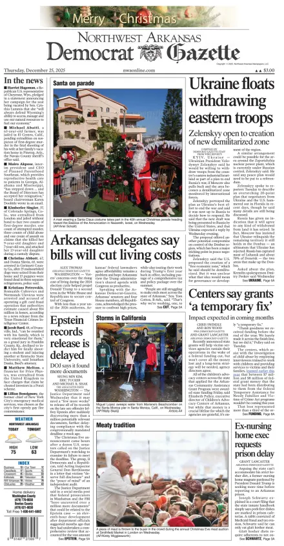 Cover of Northwest Arkansas Democrat-Gazette