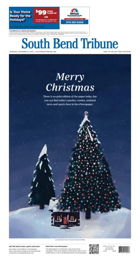 Cover of South Bend Tribune