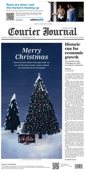 Cover of The Courier-Journal (Louisville)