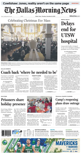 Cover of The Dallas Morning News