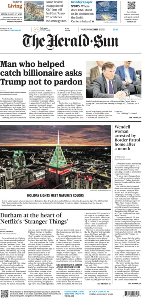 Cover of The Herald Sun