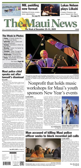 Cover of The Maui News - Weekender