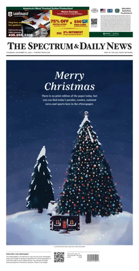 Cover of The Spectrum & Daily News