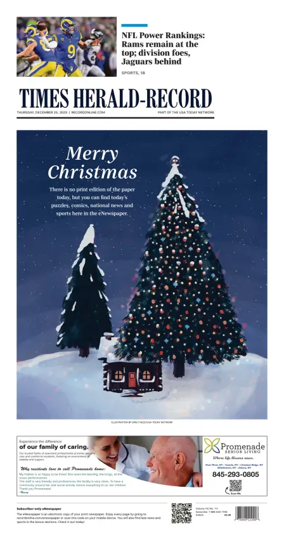 Cover of Times Herald-Record