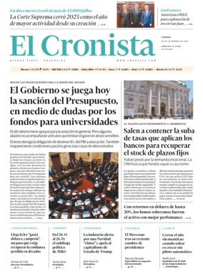 Cover of El Cronista comercial