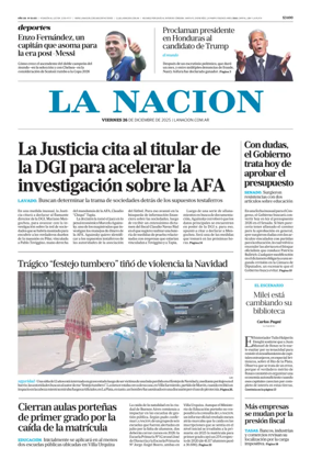 Cover of La Nacion