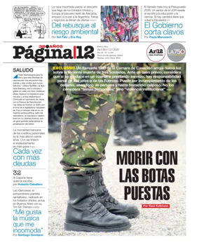 Cover of Pagina 12