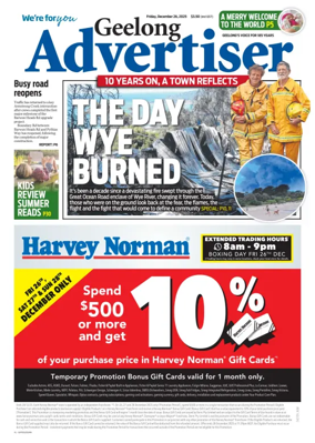 Cover of Geelong Advertiser