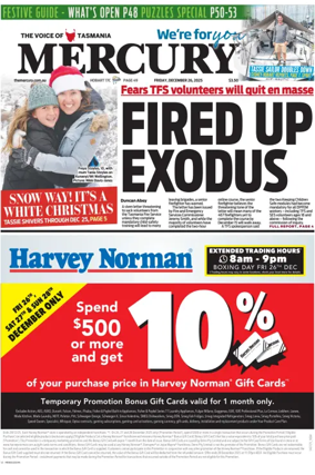 Cover of Mercury (Hobart)