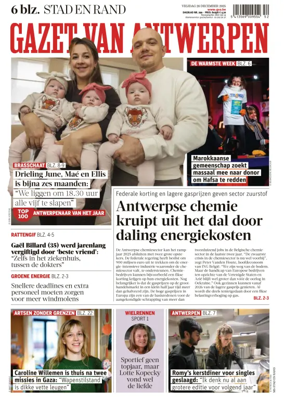 Cover of Gazet van Antwerpen Metropool Stad
