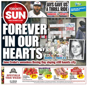 Cover of Toronto Sun