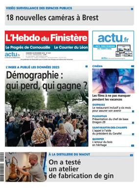 Cover of L'Hebdo du Finistere - Le Progres de Cornouaille Le Courrier du Leon