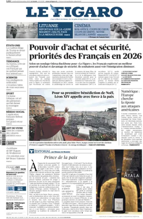 Cover of Le Figaro