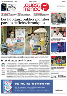 Cover of Ouest France (Cholet)