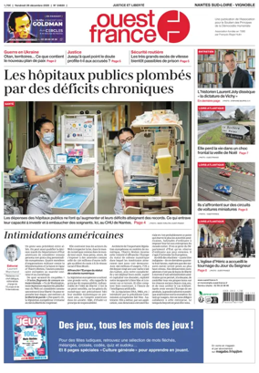 Cover of Ouest France (Nantes / Sud-Loire / Vignoble)